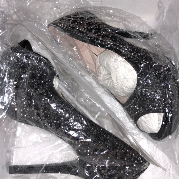 🆕👠Rhinestones peep toe/pumps heels - Picture 8 of 8